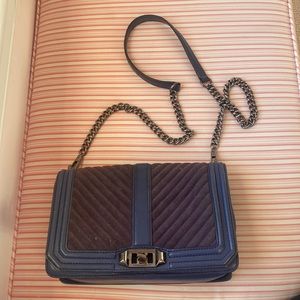 Rebecca MINKOFF Chevron Quilted Love Crossbody.
